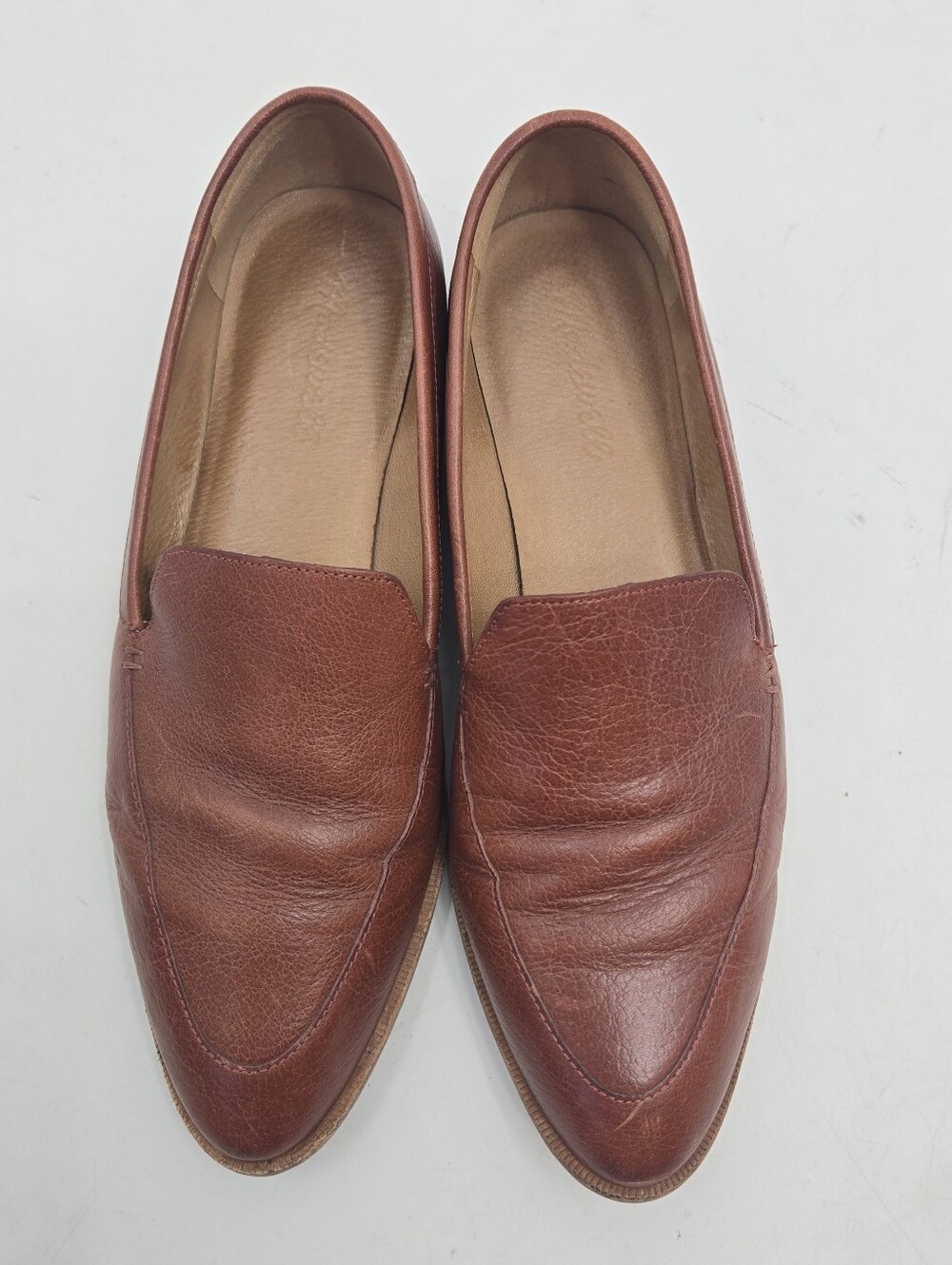 Madewell The Francis Loafers Burnished Mahogany Brown Leather Slip-On - Picture 3 of 12